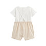 Voir la diapositive 2 : Petit Béguin Ensemble salopette bébé et t-shirt Auguste