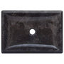 Voir la diapositive 5 : VIDAXL Lavabo Noir 50x35x10 cm Marbre