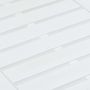 Voir la diapositive 4 : VIDAXL Table de jardin Blanc 78x55x38 cm Plastique