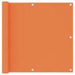 VIDAXL Ecran de balcon Orange 90x400 cm Tissu Oxford