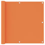 Voir la diapositive 1 : VIDAXL Ecran de balcon Orange 90x400 cm Tissu Oxford