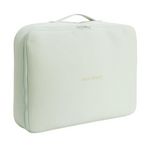 Petit Béguin Valise maternité en gaze de coton Hello Baby. Coloris disponibles : Vert