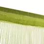 VIDAXL Rideau en fils 2 pcs 100 x 250 cm Vert