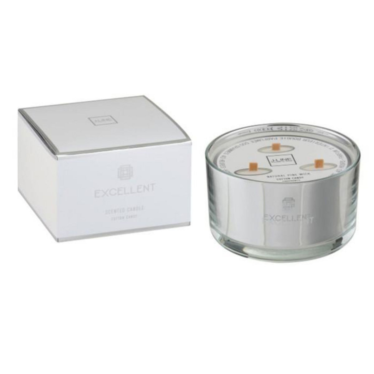 Paris Prix Bougie Parfumée en Verre  Excellent  13cm Cotton Candy