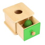 EDUCO Jeu de formes - Peekaboo vert - jeu Montessori