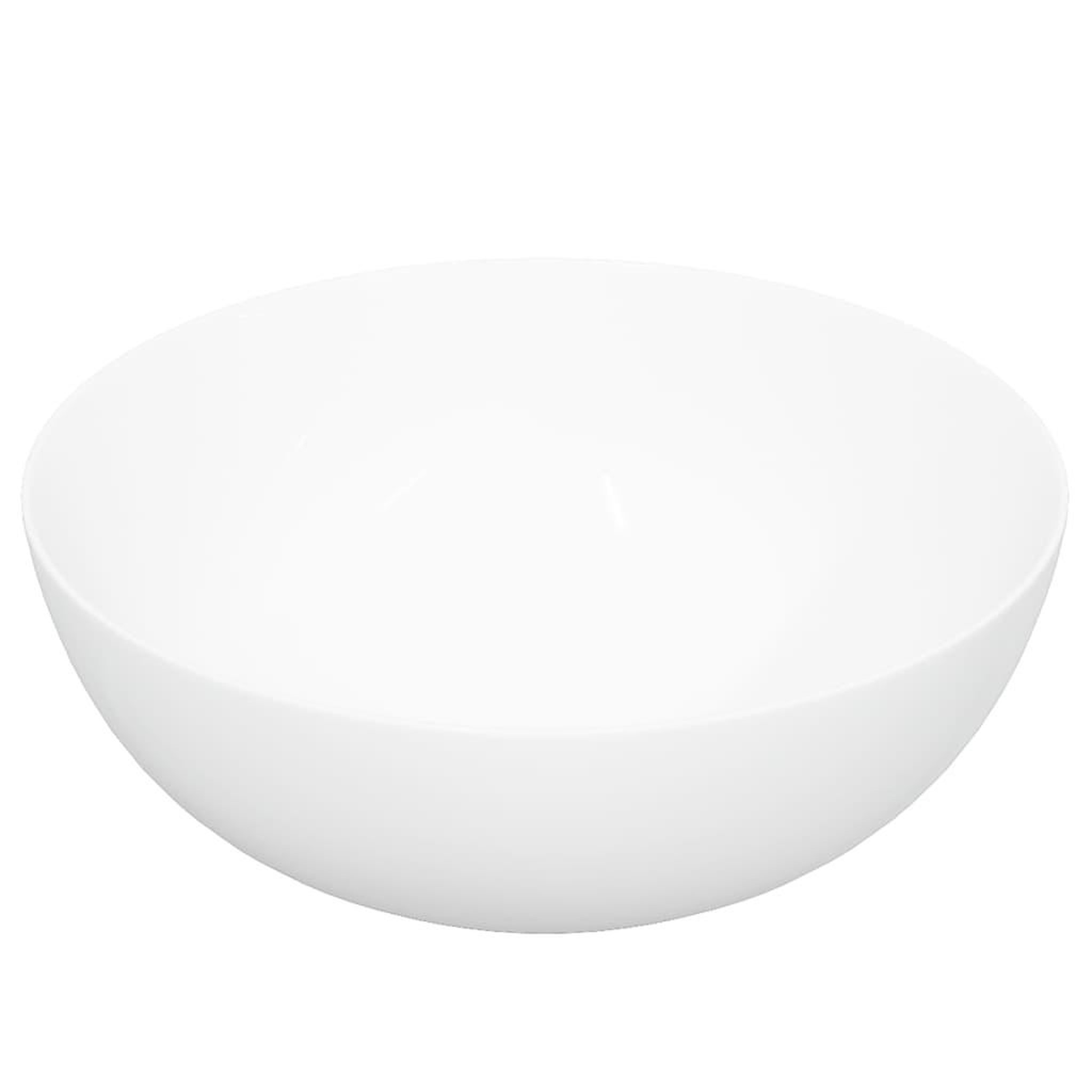 Voir la diapositive 5 : VIDAXL Lavabo blanc 36x15 cm ceramique rond