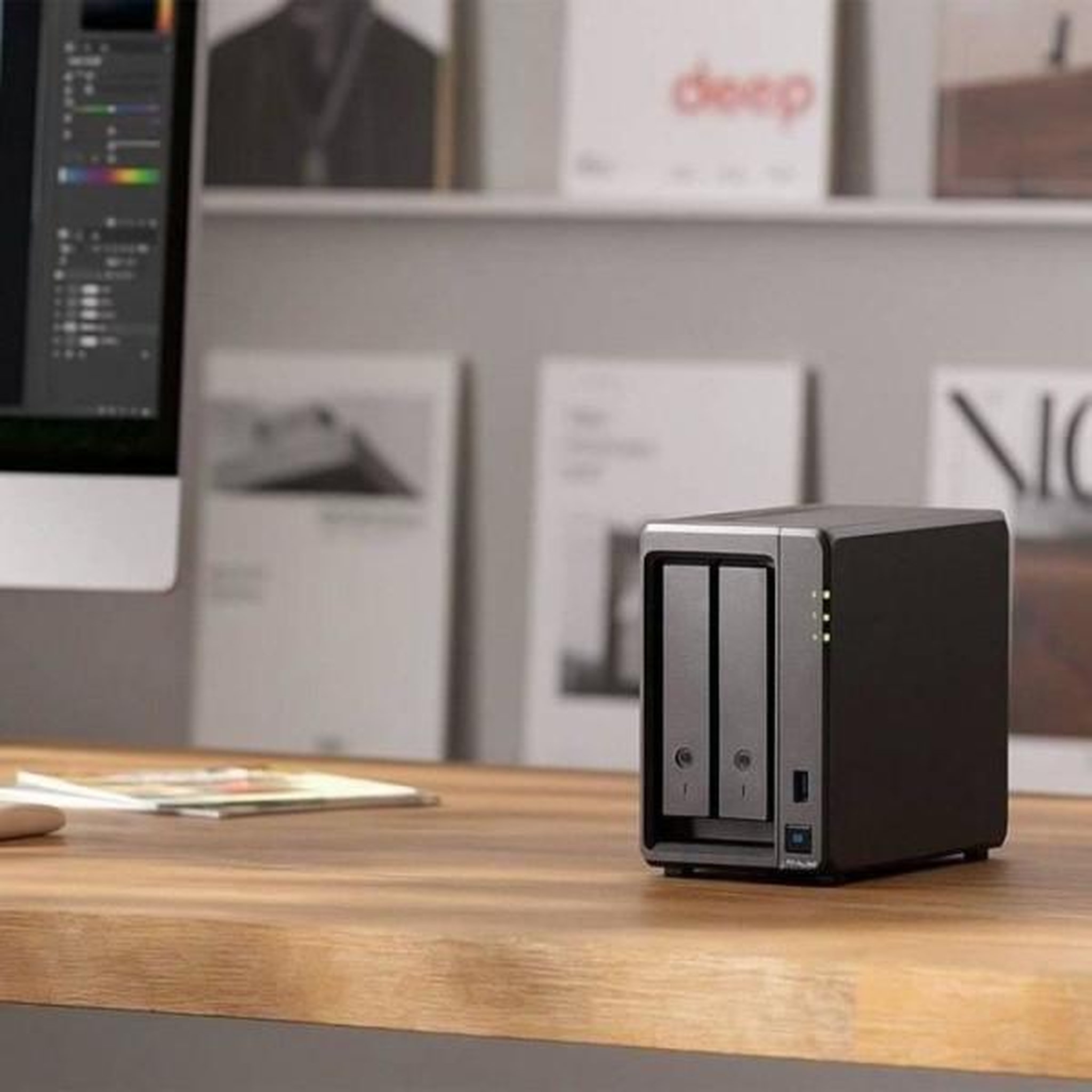 Voir la diapositive 6 : SYNOLOGY Synology ds225+ – nas desktop 2 baies – processeur dual-core – compact & performant