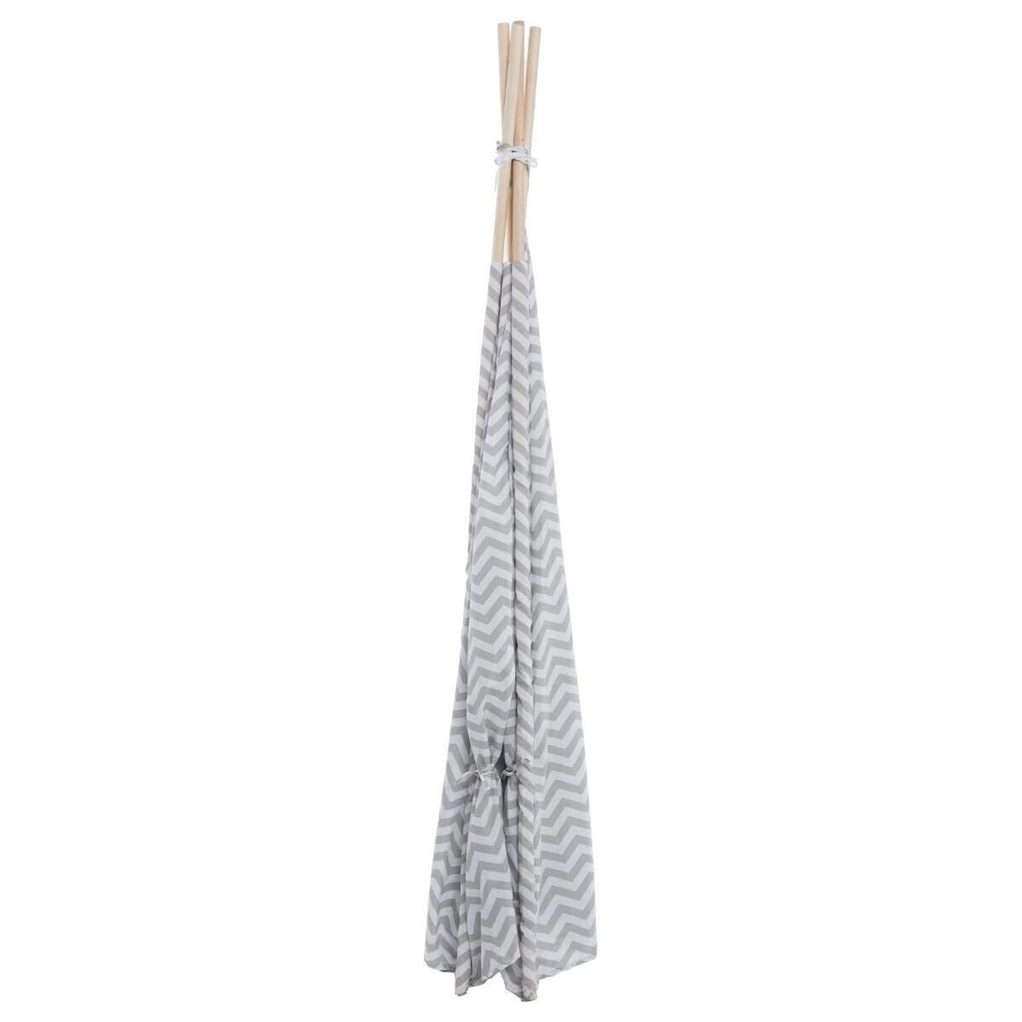 Voir la diapositive 3 : Atmosphera Kids Tipi déco enfant  motifs  160cm gris