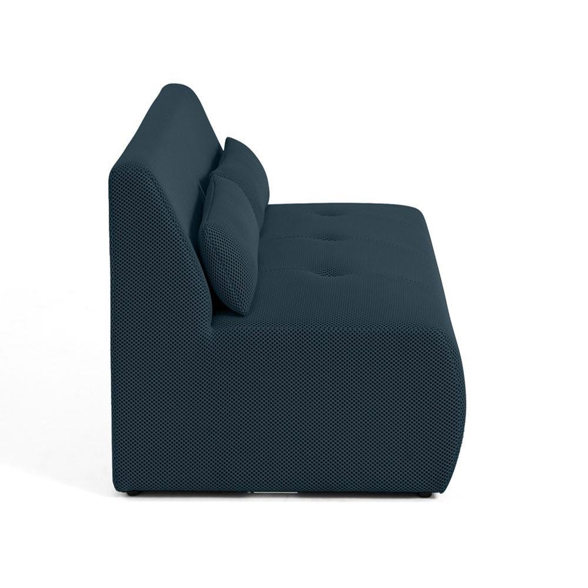 Voir la diapositive 3 : LISA DESIGN Onyx - canapé droit 2 places - en tissu mailles 3d