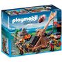 Voir la diapositive 1 : PLAYMOBIL 6039 - Chevaliers du lion impérial avec catapulte