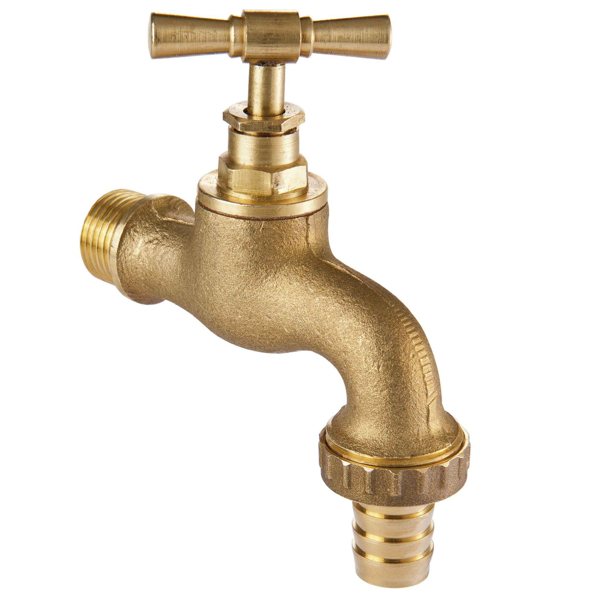 RAIN Robinet traditionnel en laiton 1/4 de pouce
