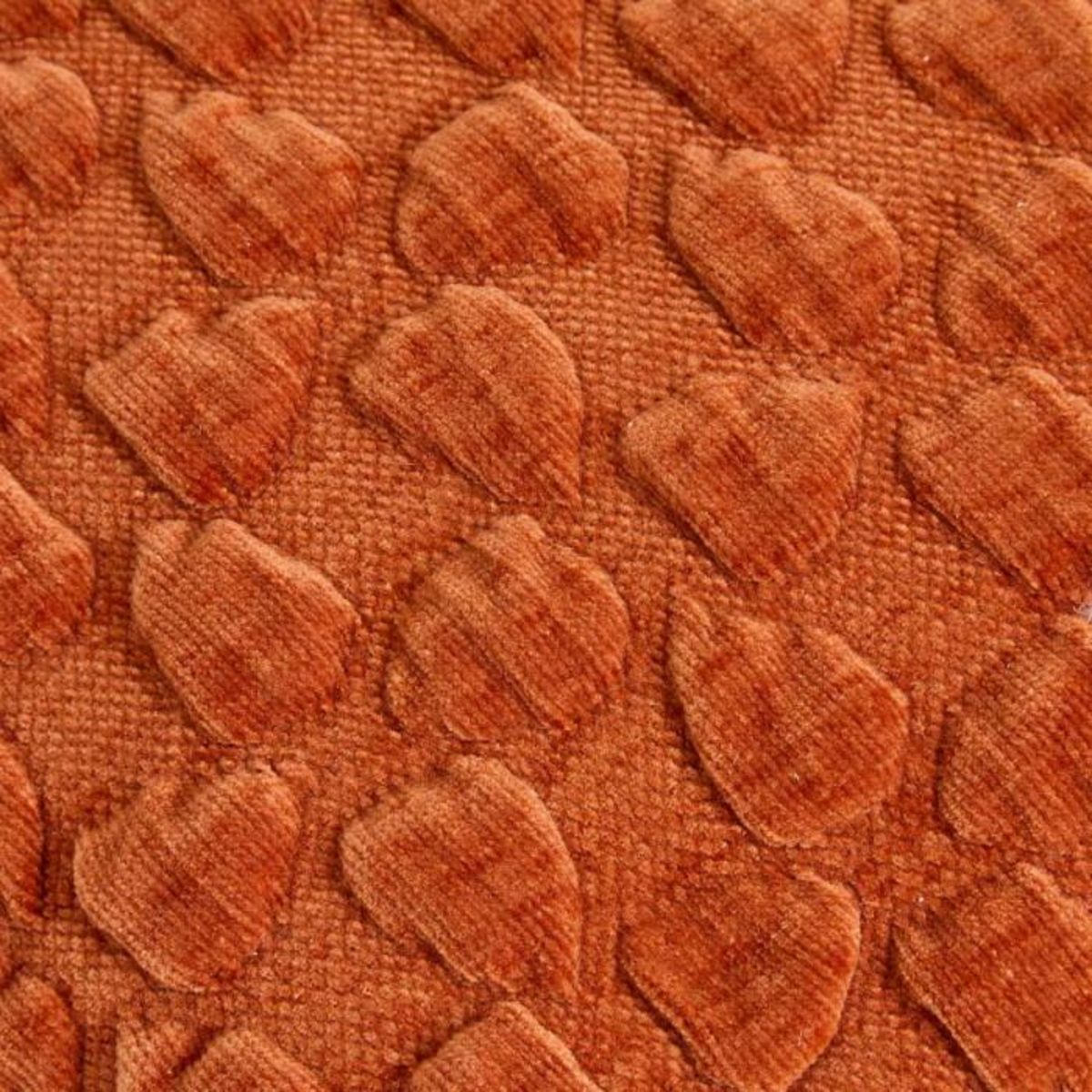 ATMOSPHERA Coussin Chenillé 3D  Nova  40x40cm Ambre