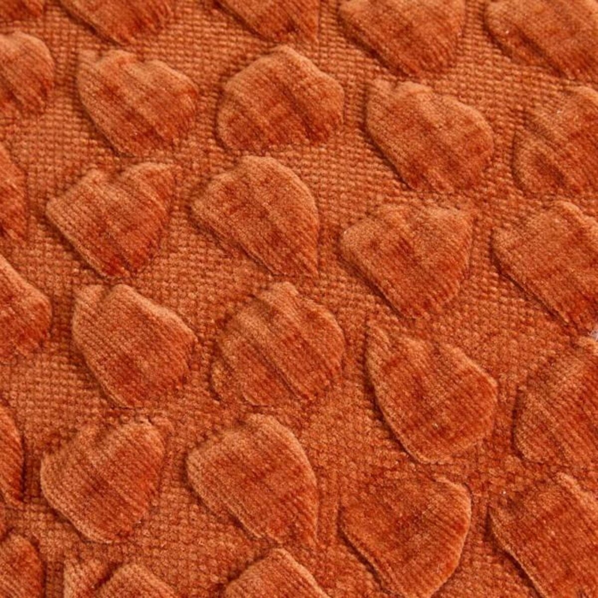 ATMOSPHERA Coussin Chenillé 3D  Nova  40x40cm Ambre