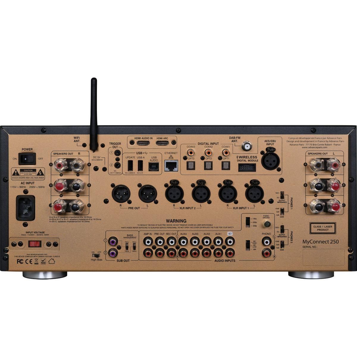 ADVANCE PARIS Amplificateur HiFi MyConnect 250