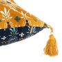 Voir la diapositive 3 : ATMOSPHERA Housse de Coussin  Exotiq  40x40cm Bleu & Jaune