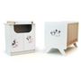 Voir la diapositive 1 : AT4 Ensemble lit bébé 60x120 cm et commode à langer 2 portes MICKEY ET MINNIE DISNEY Blanc et Hêtre