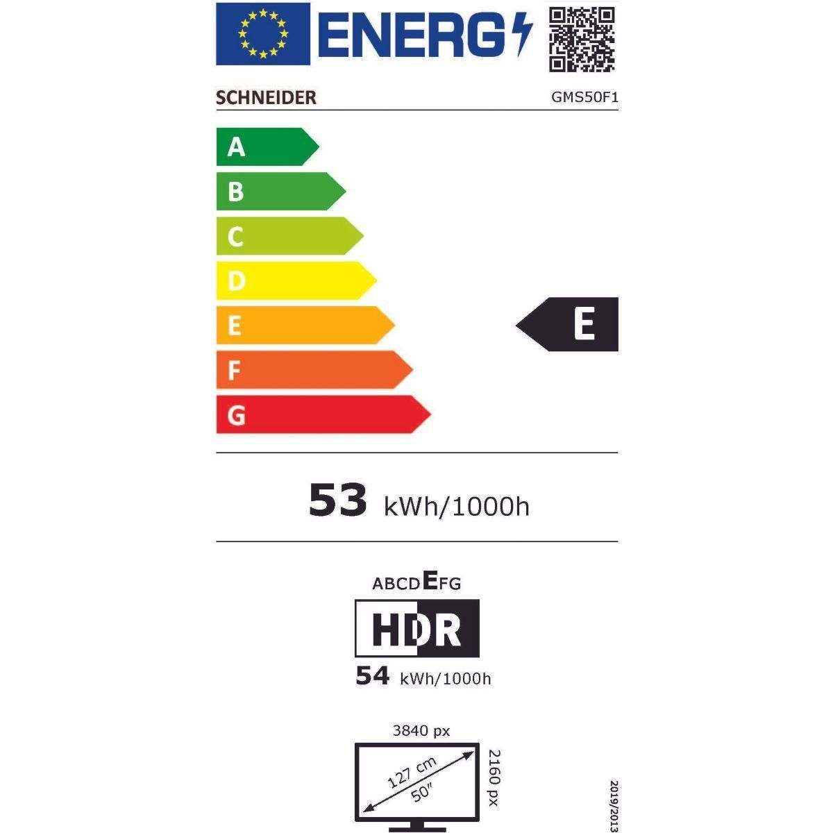 SCHNEIDER TV QLED QLED 50F1-50 pouces (127cm)