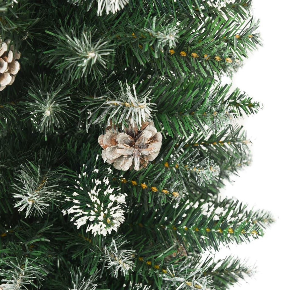 VIDAXL Sapin de Noël artificiel mince avec support 120 cm PVC