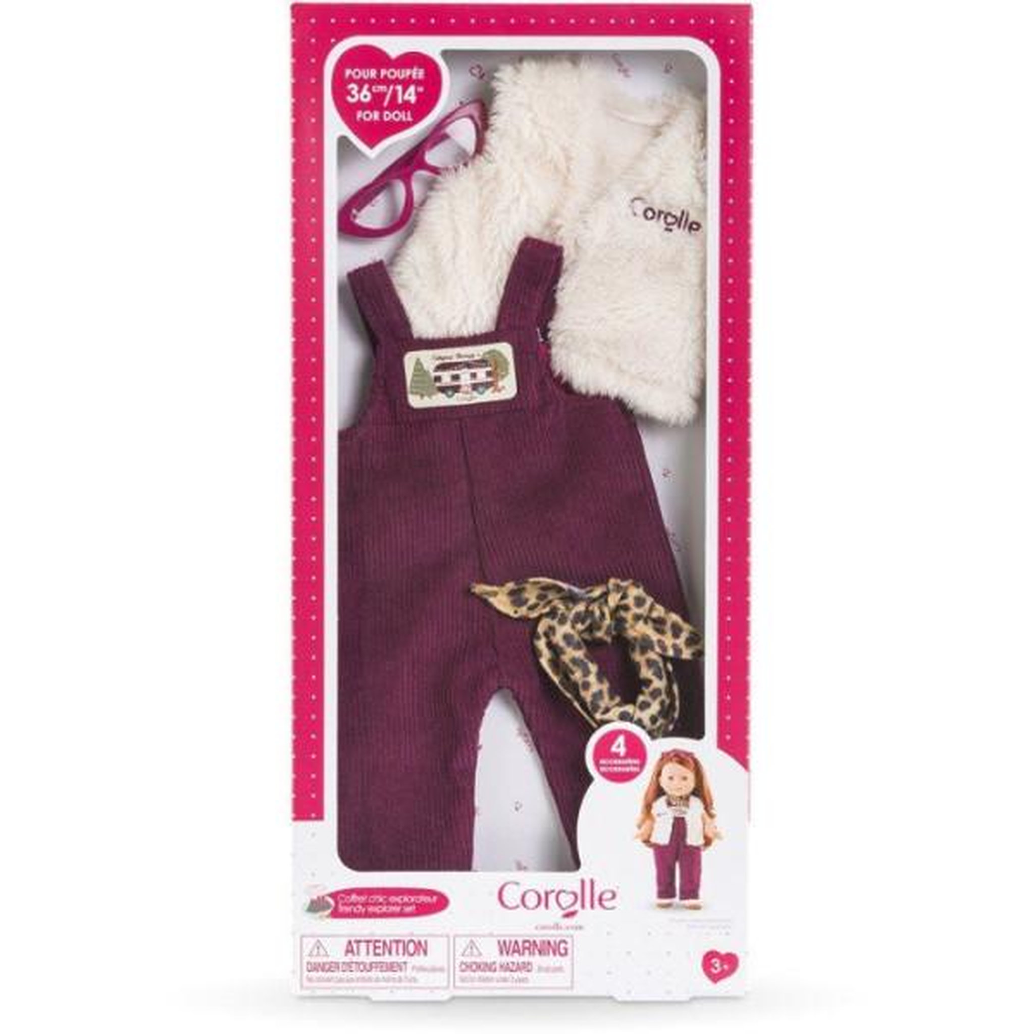 Voir la diapositive 2 : Corolle Vêtements - COROLLE - Coffret Chic Explorateur
