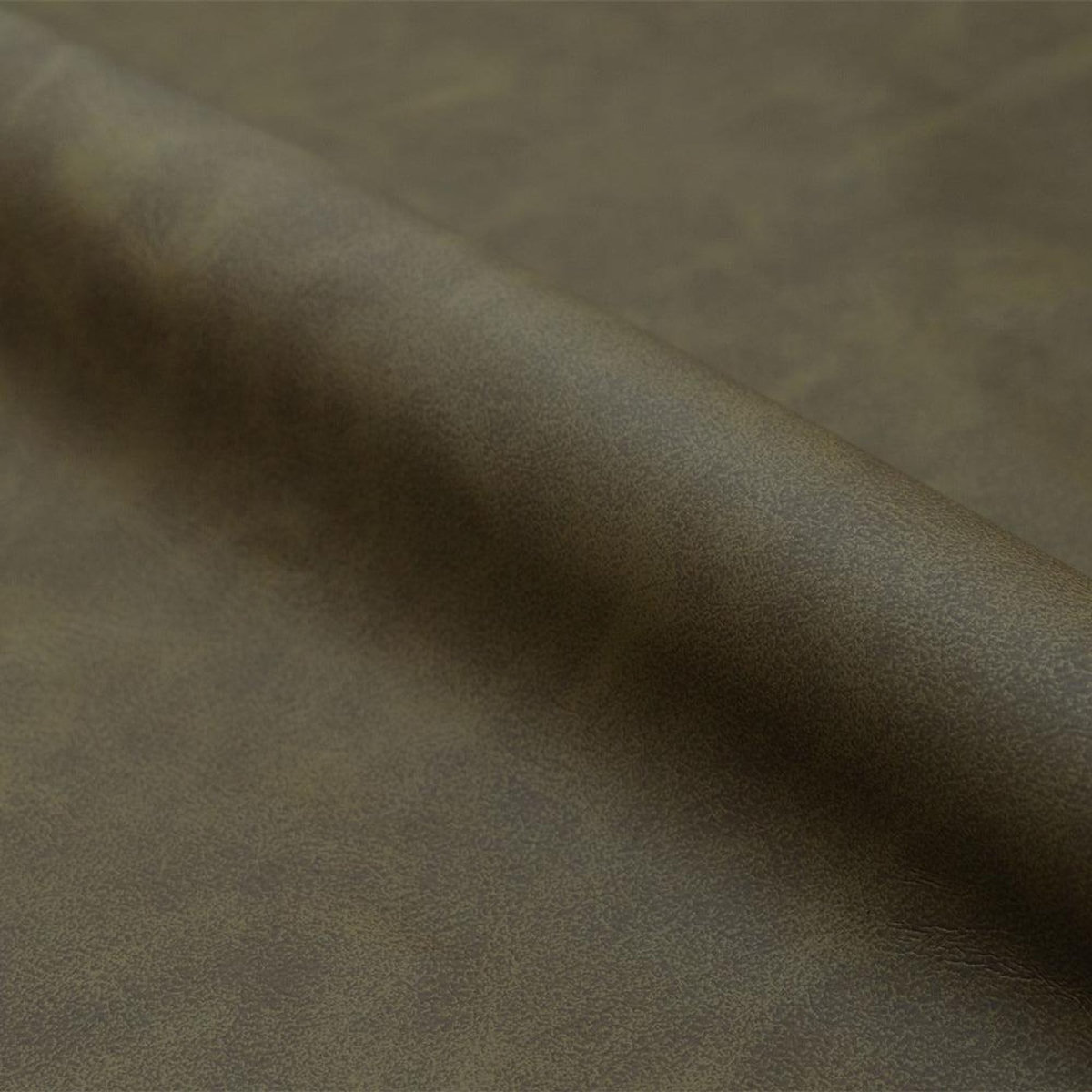 Rendez vous déco Lot de 2 chaises pour îlot central 65 cm en cuir synthétique kaki-Henrik