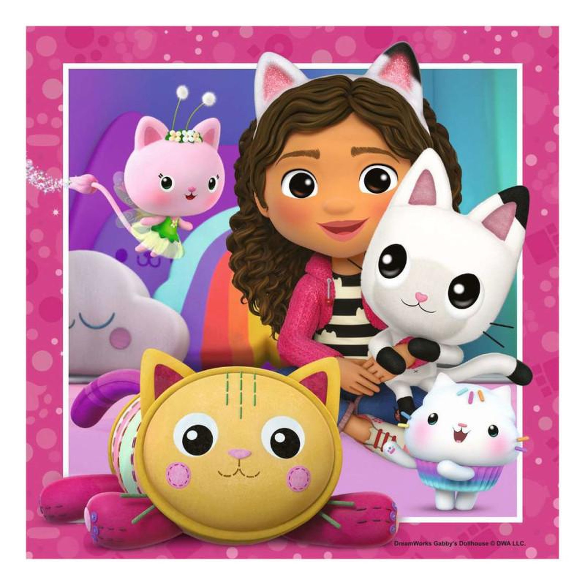 Voir la diapositive 2 : RAVENSBURGER Ravensburger - Gabby's Dollhouse Jigsaw Puzzle, 3x49pcs. 56590