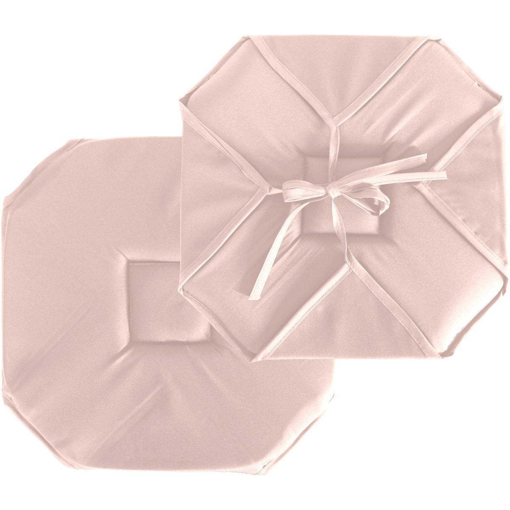 ENJOY HOME Galette de chaise uni  basic  40x40cm vieux rose