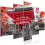 Paris Prix Tableau Imprimé 5 Panneaux  Kyoto, Japan Wide 