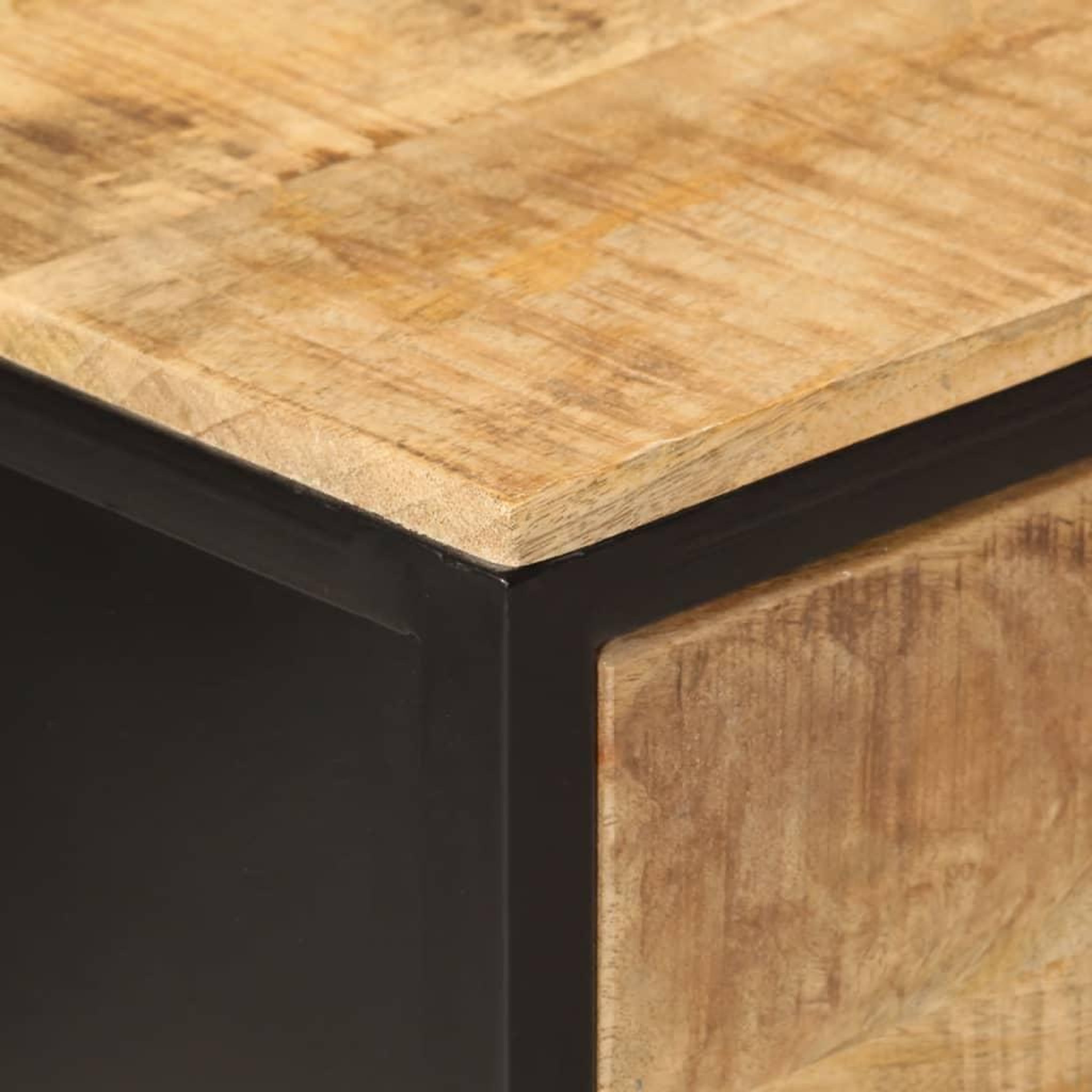 Voir la diapositive 5 : VIDAXL Table console 100x35x76 cm bois massif de manguier et fer