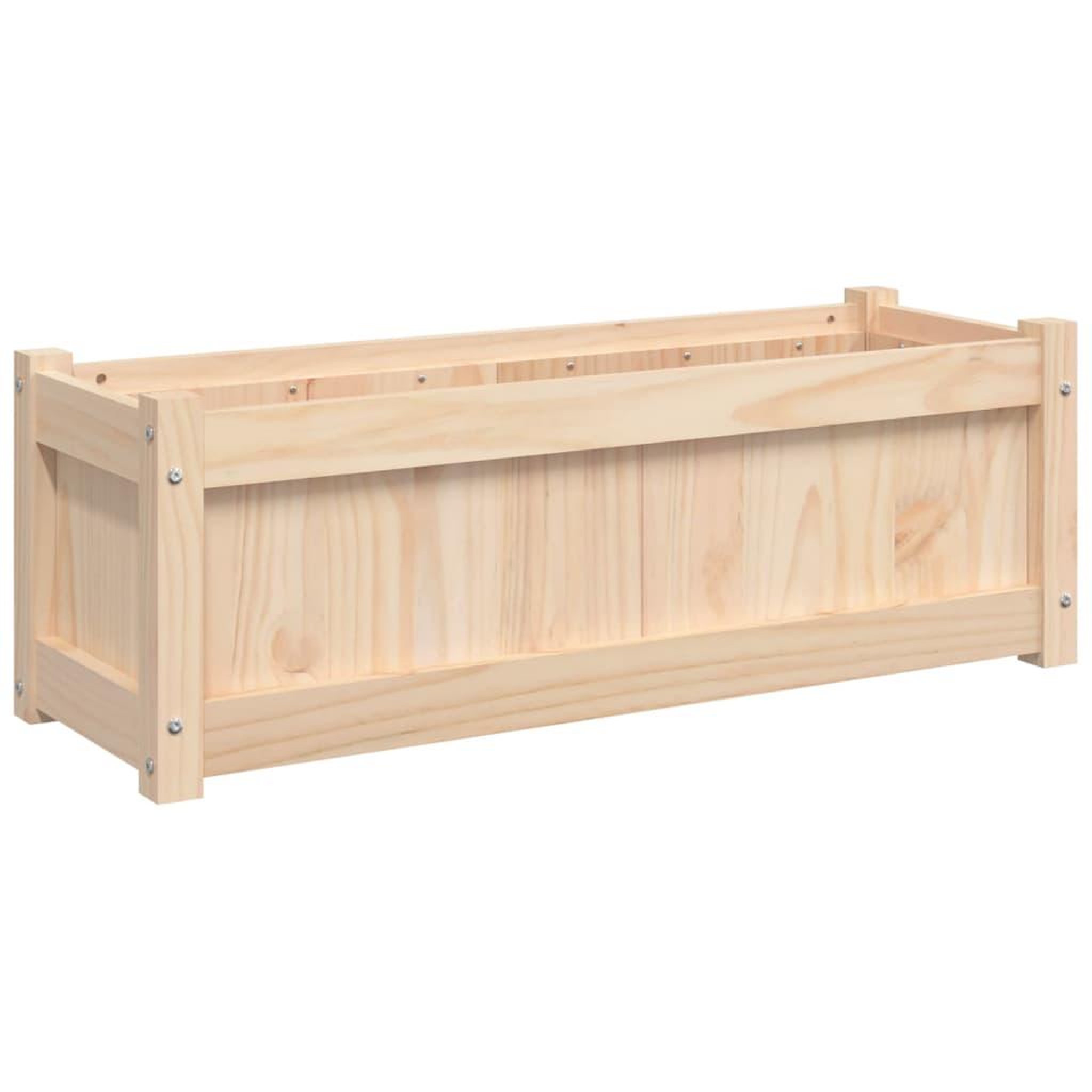Voir la diapositive 5 : VIDAXL Jardinieres 2 pcs bois de pin massif
