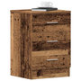 Voir la diapositive 1 : VIDAXL Table de chevet vieux bois 38x35x55 cm bois d'ingenierie