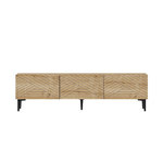 Habitat et Jardin Meuble TV en bois  Felix  160 x 31,4 x 44,1 cm - Chêne saphir