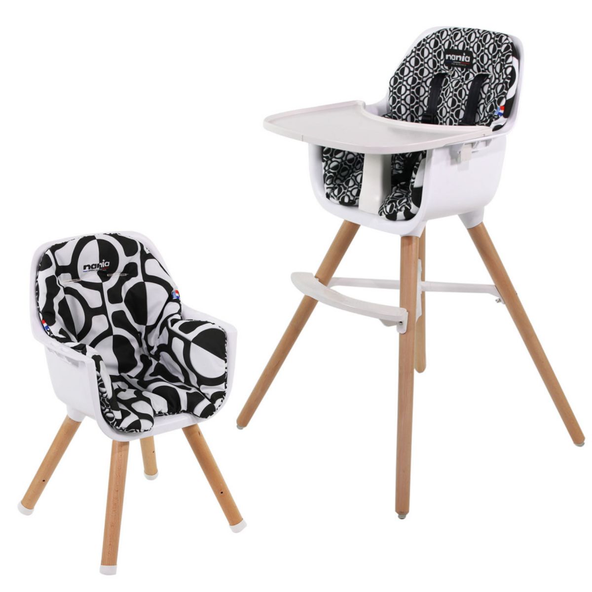 NANIA Chaise Haute évolutive - PAULETTE