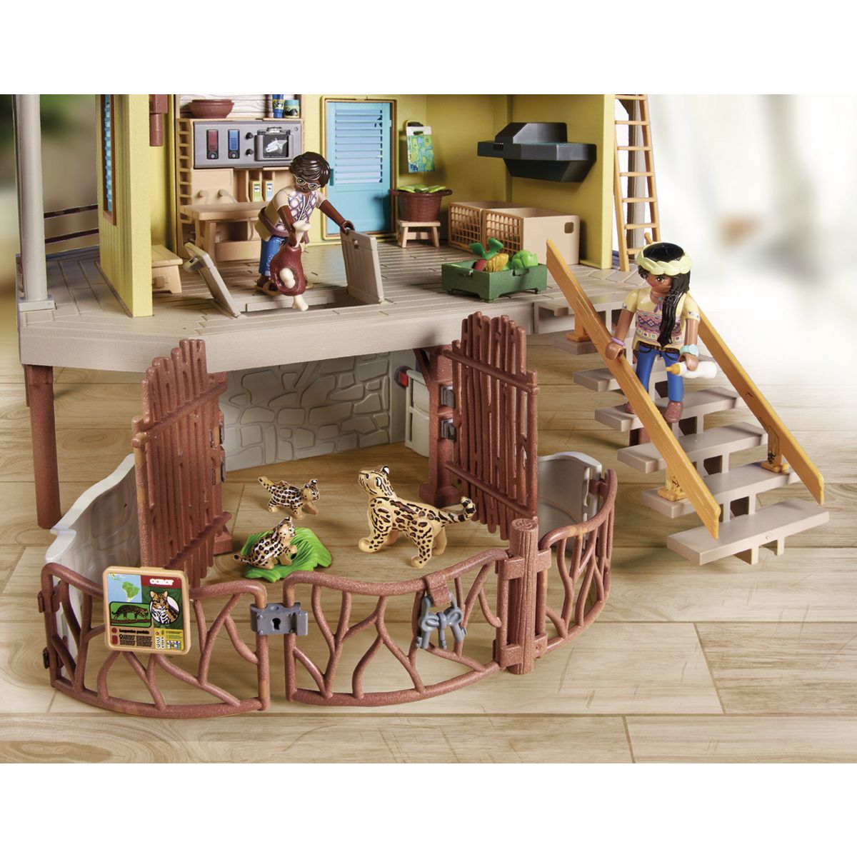 PLAYMOBIL 71007 - Centre de soins pour animaux Wiltopia