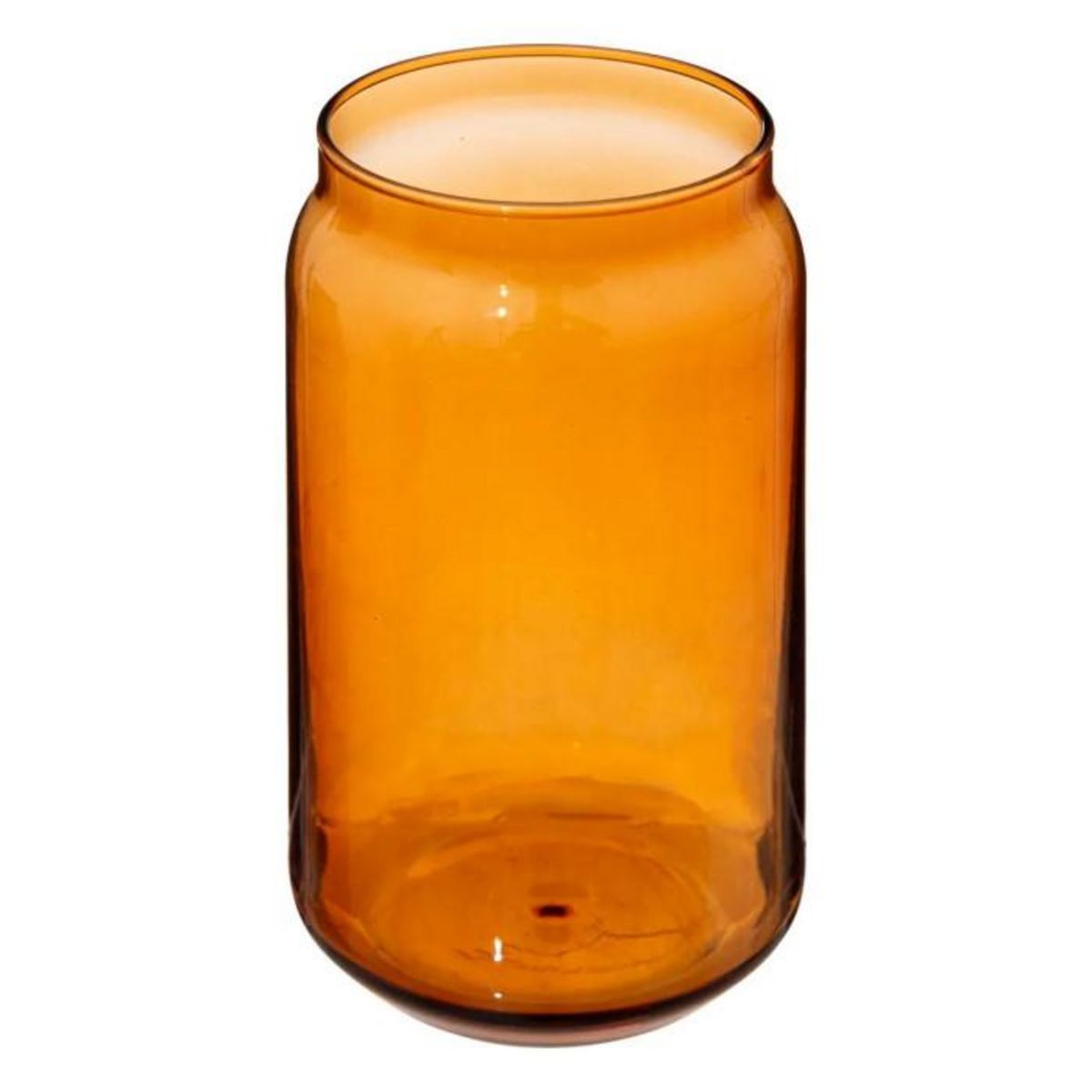 SECRET DE GOURMET Verre Cannette Avec Paille  Be Vintage  52cl Ambre