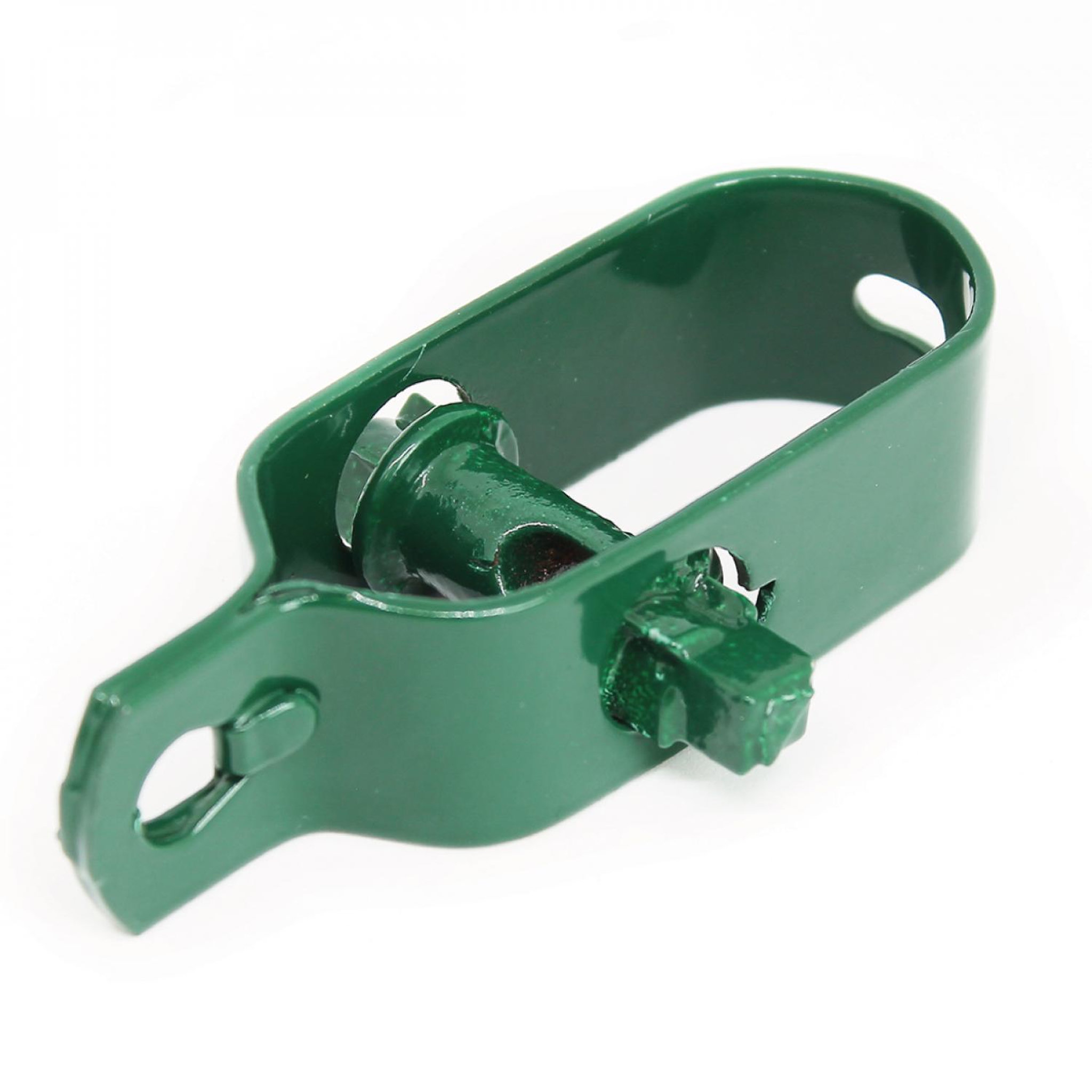 Voir la diapositive 4 : LINXOR Lot de 10 tendeurs en acier galvanisé plastifié N°3 pour fil de grillage ou autre - Vert