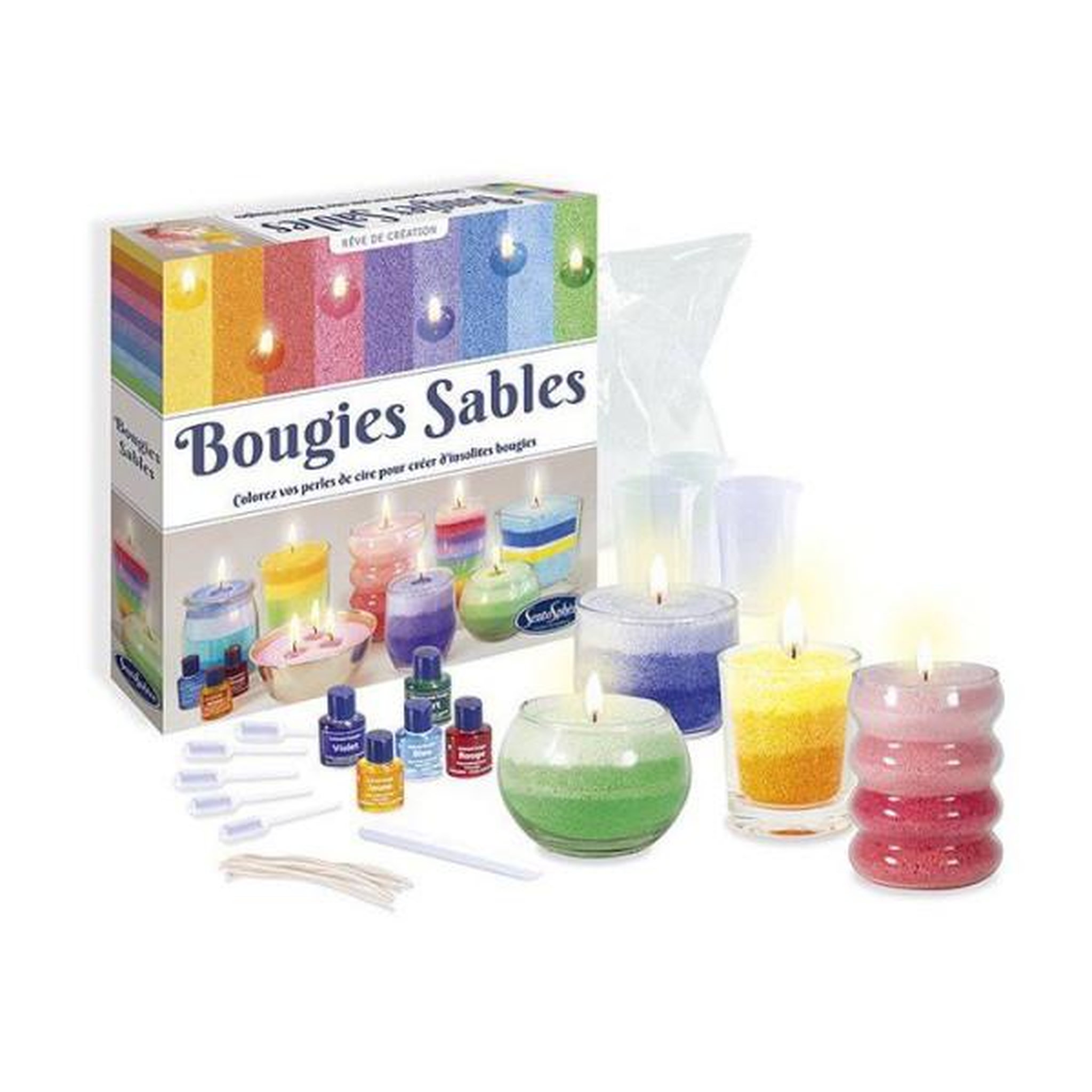 Voir la diapositive 3 : Sentosphere Kit de fabrication de bougie sable