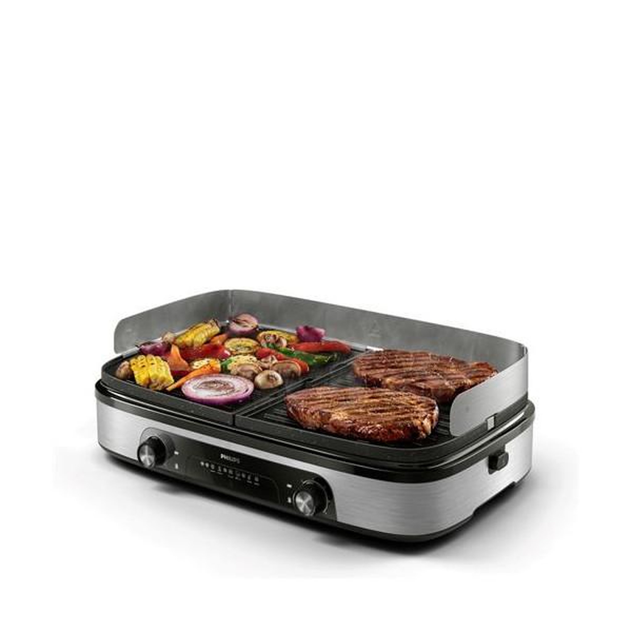 Philips Gril de table Philips HD6222/90 2 400 W Noir Gris