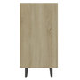 Voir la diapositive 5 : VIDAXL Buffet chene sonoma 103,5x35x70 cm bois d'ingenierie
