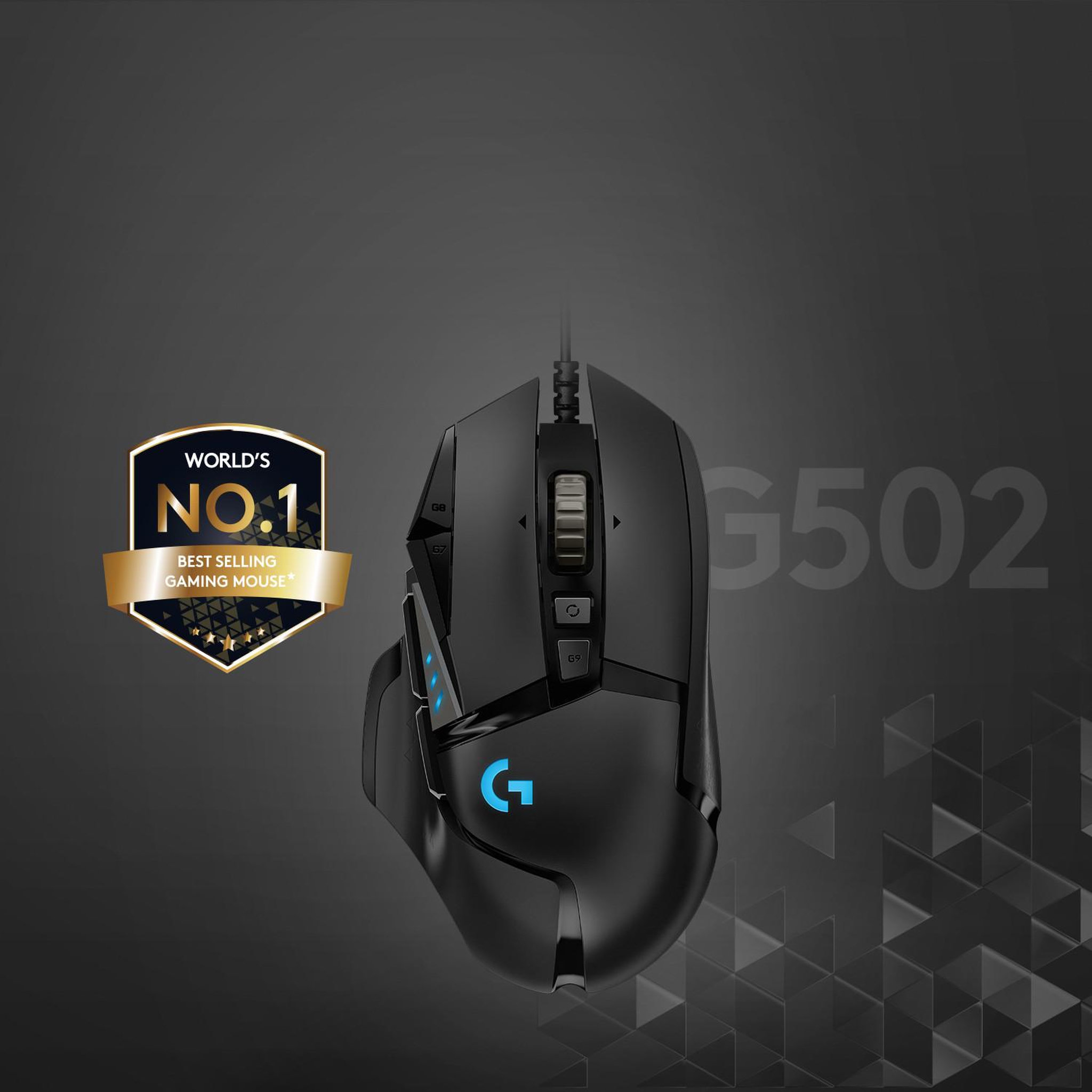 Voir la diapositive 3 : Logitech Logitech Gaming Mouse G502 Hero USB (910-005470) (910005470)