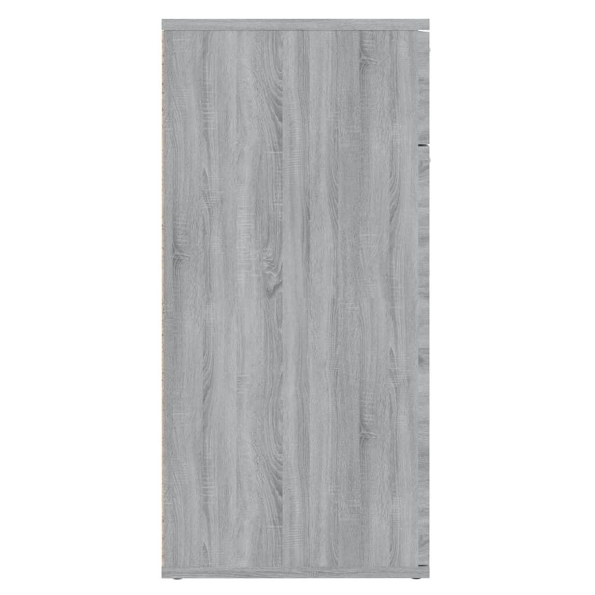 VIDAXL Buffet Sonoma gris 80x36x75 cm Bois d'ingenierie