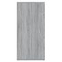 Voir la diapositive 4 : VIDAXL Buffet Sonoma gris 80x36x75 cm Bois d'ingenierie