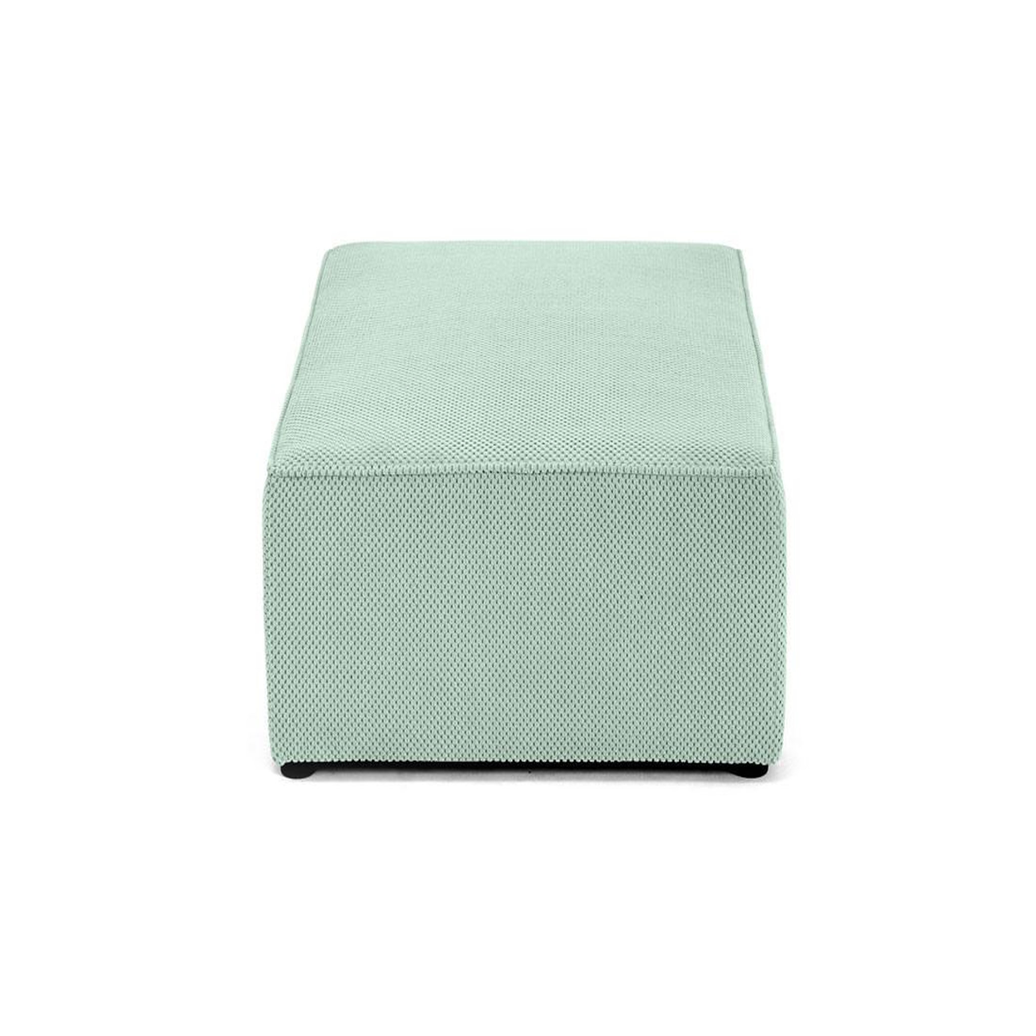 Voir la diapositive 4 : BEST MOBILIER Topaze - pouf - en velours texturé