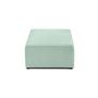 Voir la diapositive 4 : BEST MOBILIER Topaze - pouf - en velours texturé