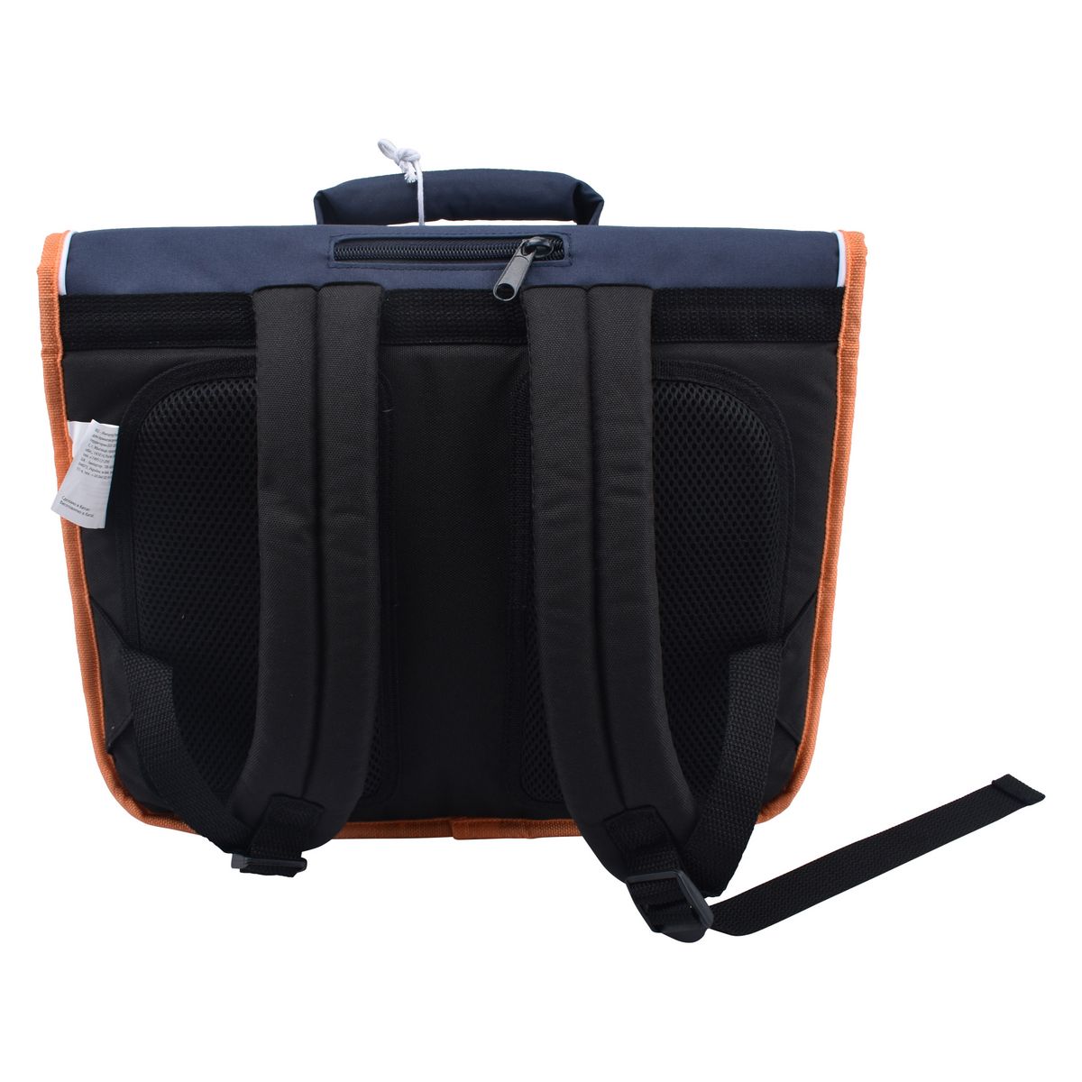 AUCHAN Cartable 36 cm polyester bleu foncé FOOTBALL STREET CODE