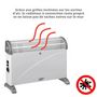 Voir la diapositive 5 : Plein air Chauffage d'appoint Électrique 2000W Radiateur Thermostat réglable, sécurité anti-surchauffe PLEIN AIR