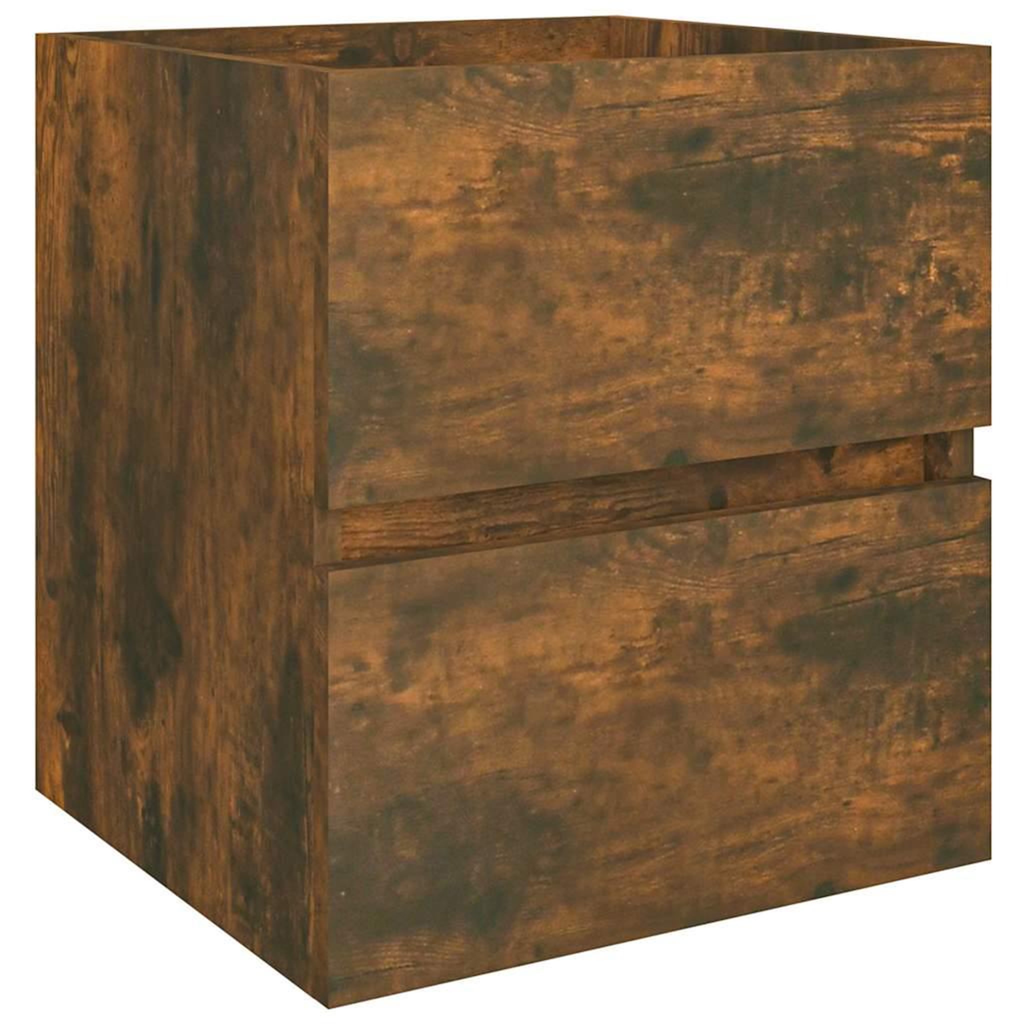 VIDAXL Armoire d'evier chene fume 41x38,5x45 cm bois d'ingenierie