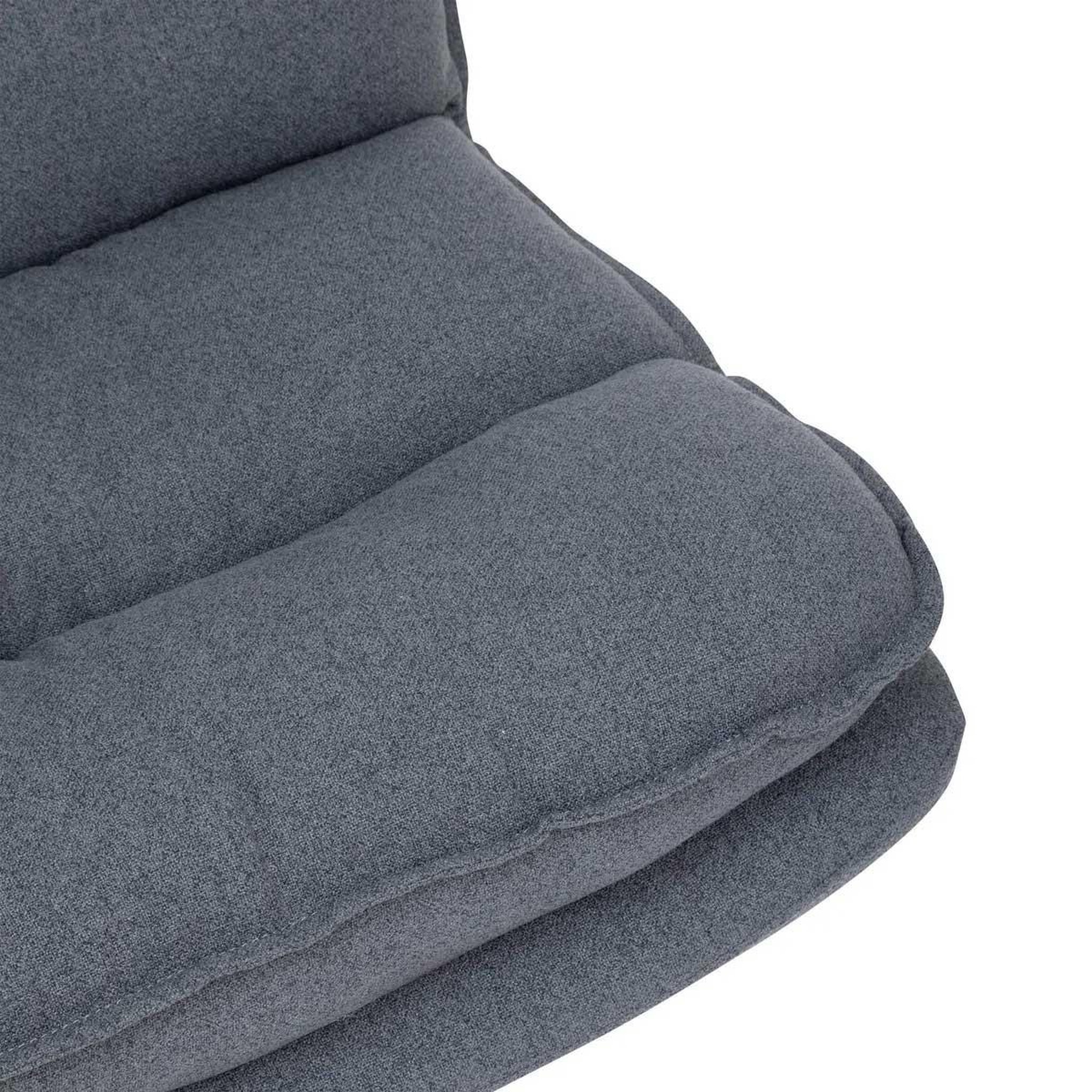 Voir la diapositive 3 : ATMOSPHERA Fauteuil Pivotant  Harper  87cm Gris
