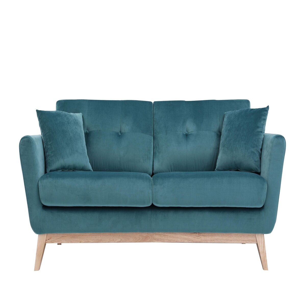 CONCEPT USINE Canapé 3 places en velours vert HOGA