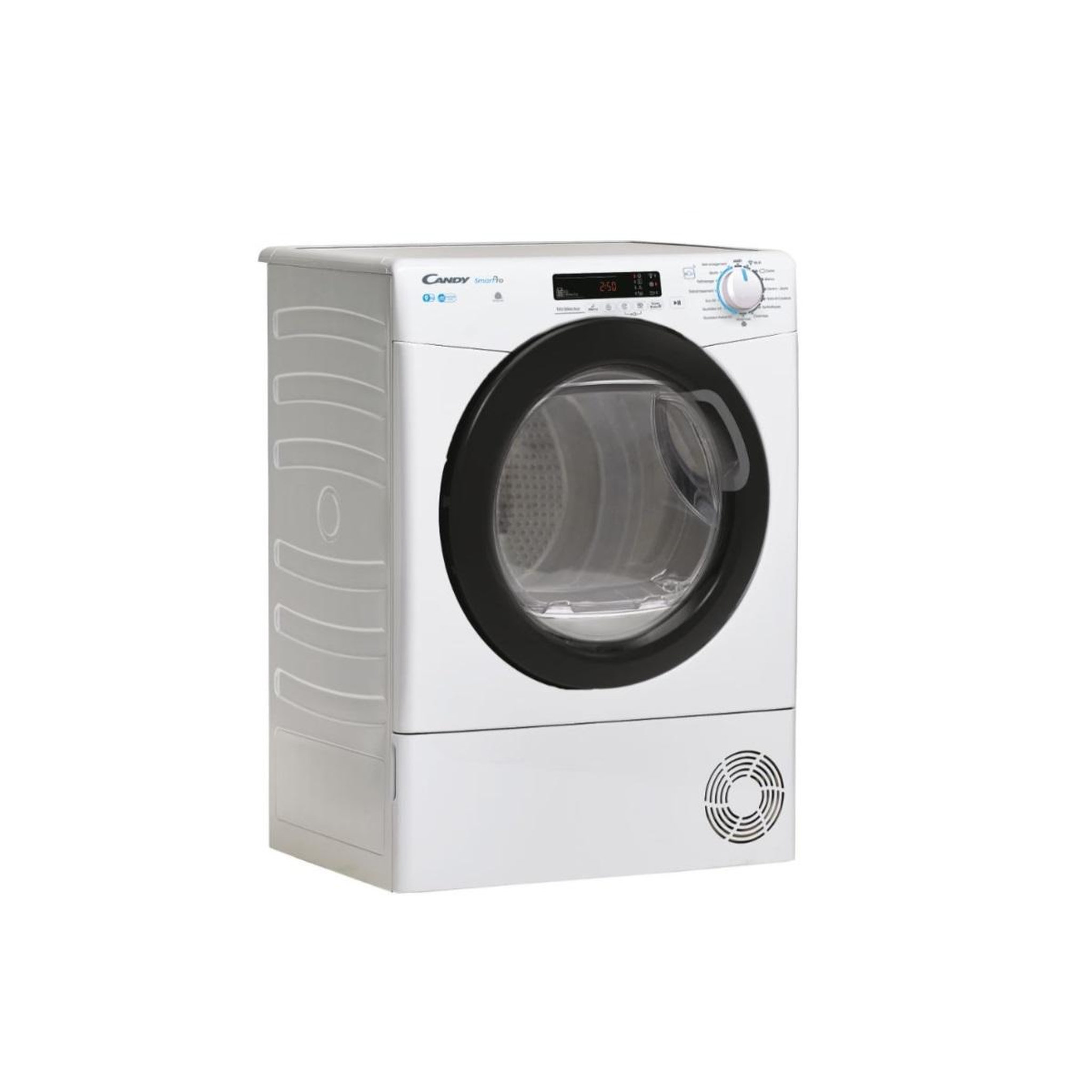 Voir la diapositive 2 : Candy Sèche-linge pompe à chaleur, à condensation 60cm 9kg blanc - csoec9dbg-47