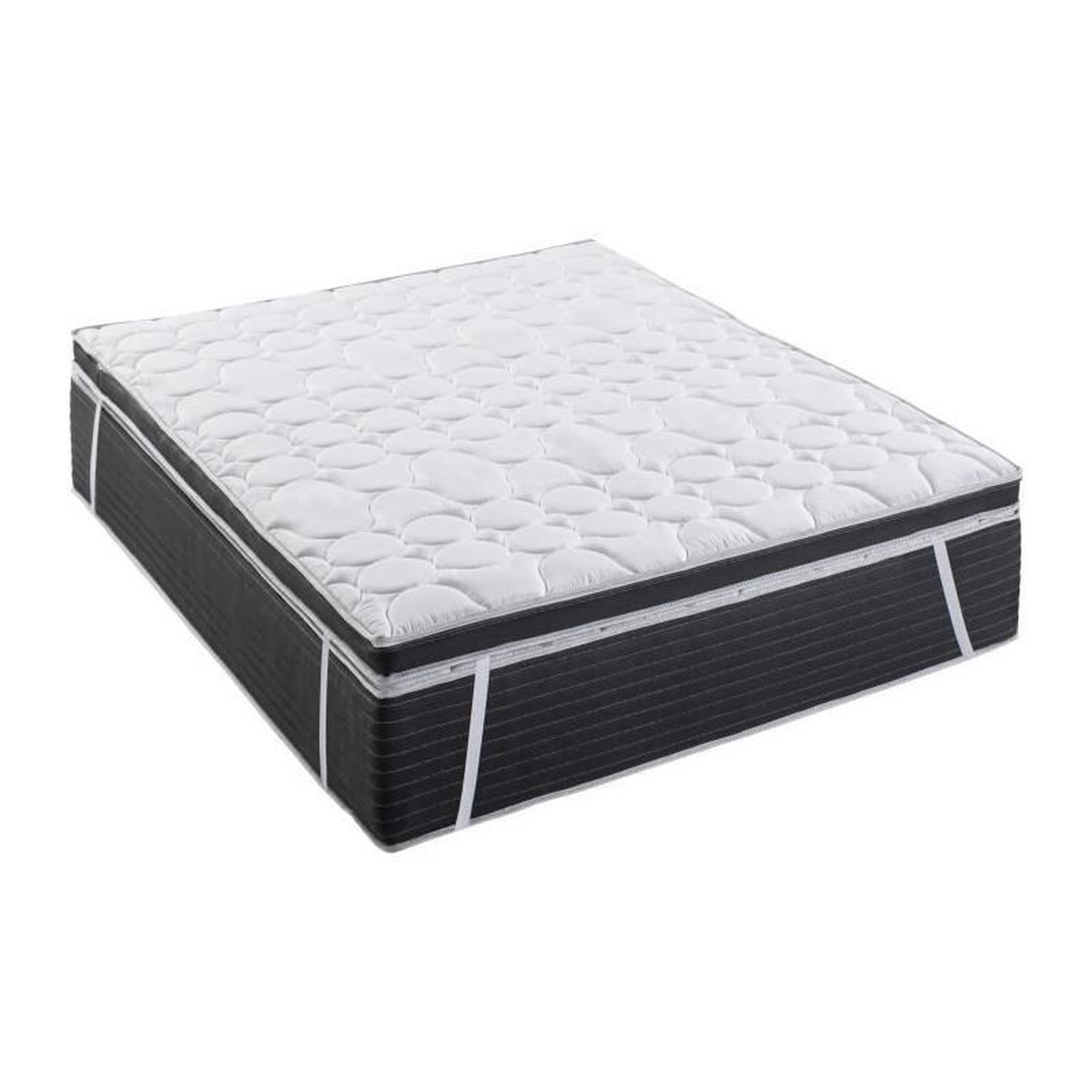 Voir la diapositive 4 : DEKO DREAM Surmatelas 140x190cm - 7cm - Microfibres - DEKO DREAM